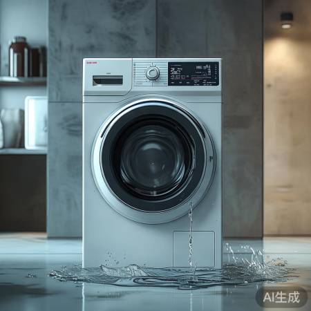 新型智能洗衣机,自动排水防积水