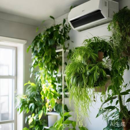 绿植净化空气,调节室内温度