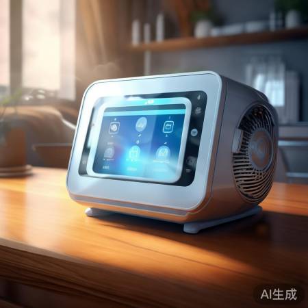 智能空调扇,手机APP控温。