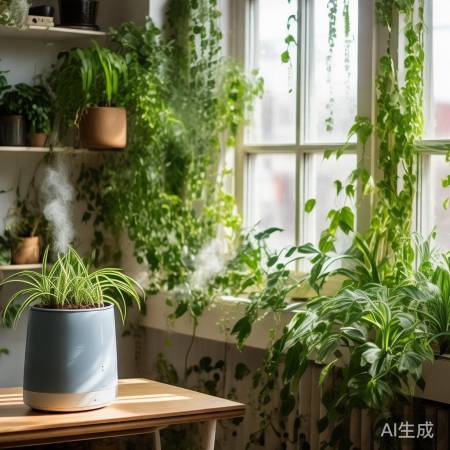 室内绿植净化空气,湿度宜40-