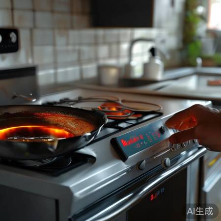 集成灶高温警告