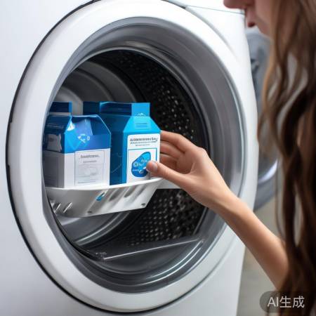 洗衣机放洗衣粉宜高且近