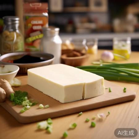 嫩豆腐配调料