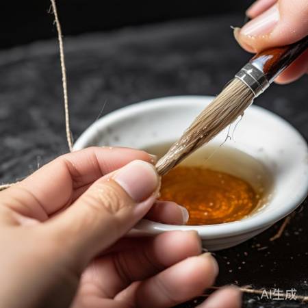 酒精擦拭去油垢