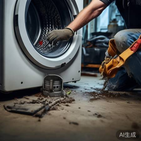 检查洗衣机排水泵