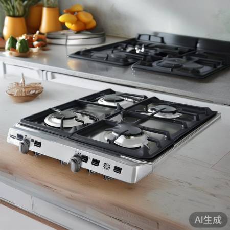 燃气灶易清洁设计