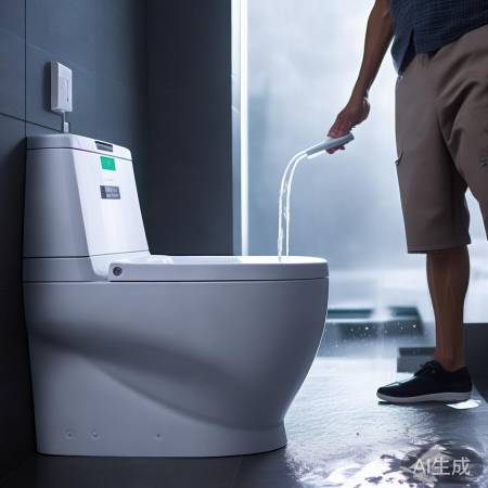 智能马桶自动冲洗，人性设计