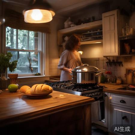 厨房照明按键，温馨照亮美食