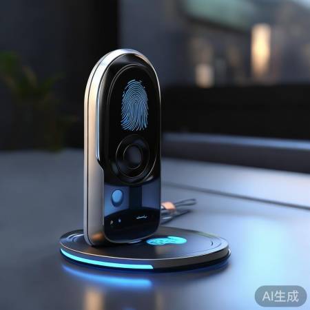 无线充电指纹锁,科幻便利。