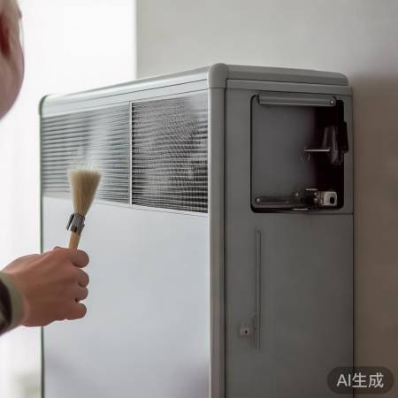 清理壁挂炉进风口