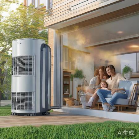 节能环保,空气能采暖省40%能