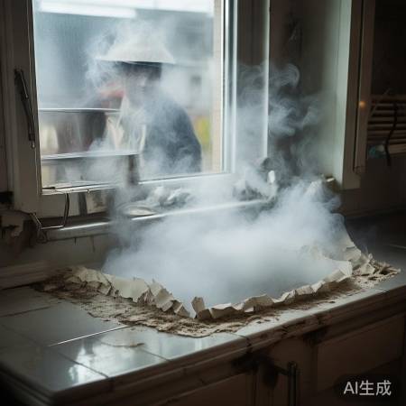 厨房油烟隐患大
