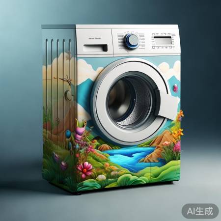 立体洗衣机,艺术添彩家居