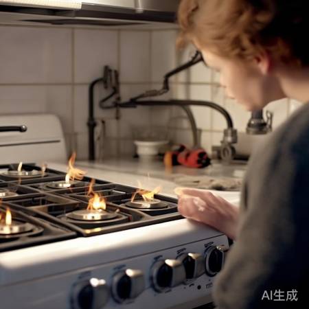 燃气灶打不着火,先查气源。