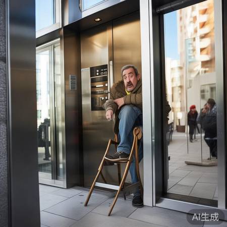 “业主卡电梯门,笑哭众人”