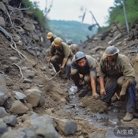 三天挖50米路，挑战重重