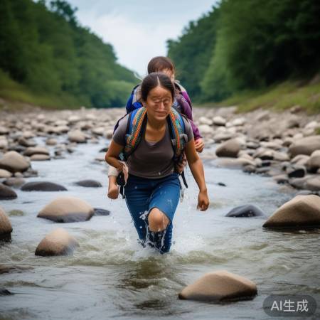 熊孩子过河，熊妈妈接送多辛苦？揭秘背后故事