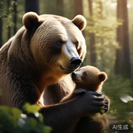 熊妈妈过度关心孩子,忽略自身健