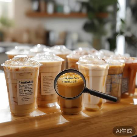 奶茶添加剂多,选择少添加品牌。