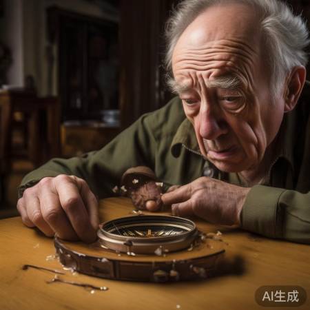 小外孙咬坏重要物品,老人焦急