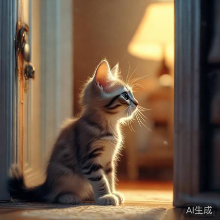 猫咪识电动车声预主人下班