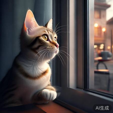 小猫预判主人下班