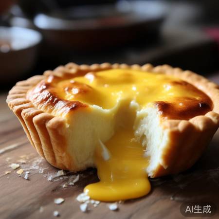 蛋挞皮酥馅丰富