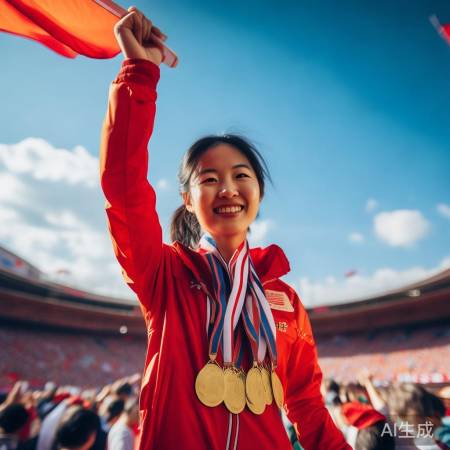 亚运旗手吴愉创奇迹：金牌大满贯成就非凡！