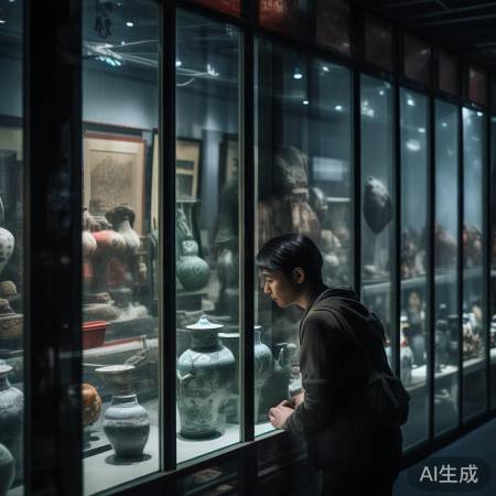 博物馆文物被当靠背,引文物保护