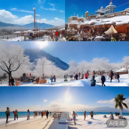 暖冬、冰雪、阳光,独特冬景